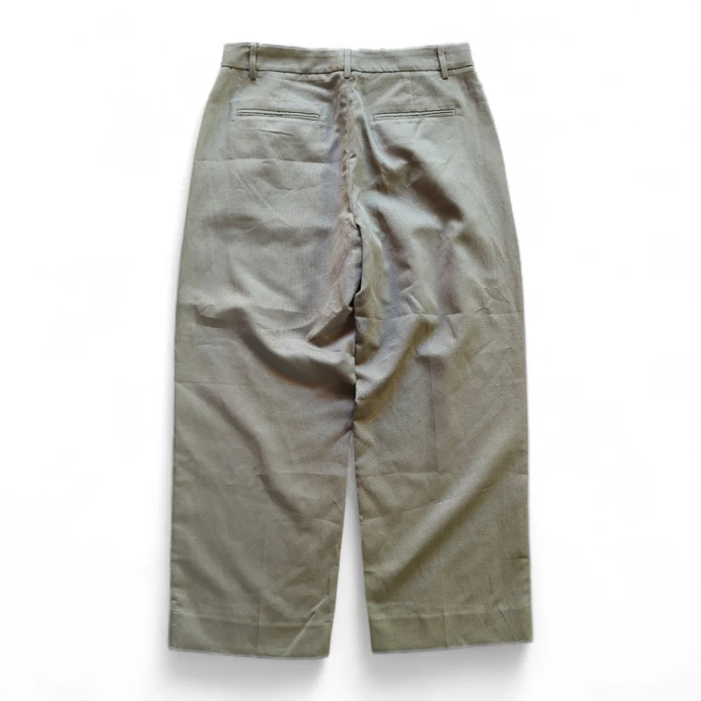 Banana Republic Linen | Seahaven Italian‎ Cotton Blend Pants | Olive | Sz 8
